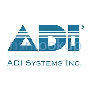 CAGE 00DS2 Adi Systems Inc P O Box 1617 Newark Ca 94560-6617