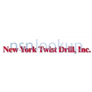 CAGE 03882 New York Twist Drill Inc