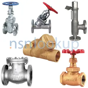 INC 61314 Stop And Stop Check Valve