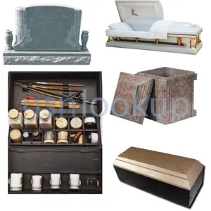 Memorials; Cemeterial and Mortuary Equipment and Supplies