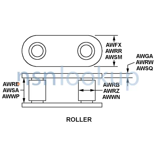 AWFQ Style B7 for 3020-01-280-8979 1/2 AWFQ Style B7 for 3020-01-280-8979 1/2