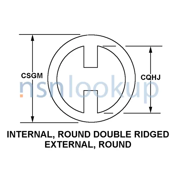 AAGR Style A11 for 5985-01-664-2359 1/2 AAGR Style A11 for 5985-01-664-2359 1/2