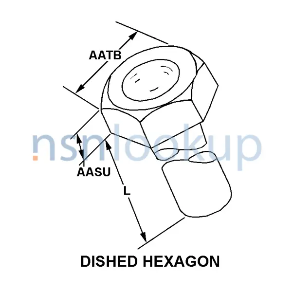 AASK Style A3 for 5305-01-058-4612 1/2 AASK Style A3 for 5305-01-058-4612 1/2