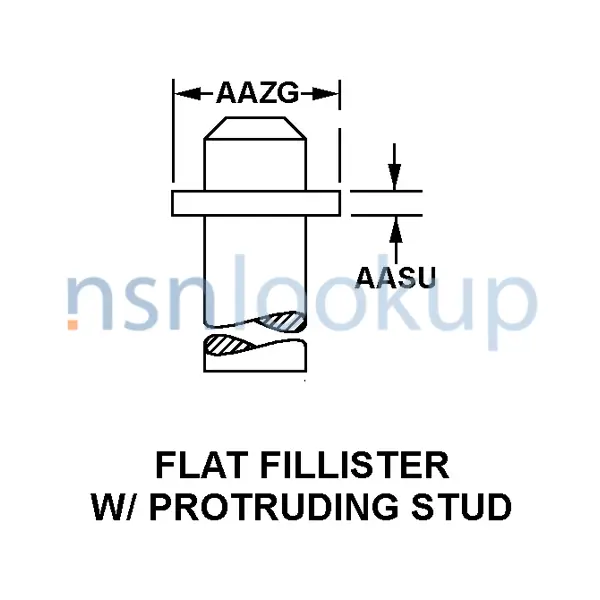 AASK Style C33 for 5320-01-680-6384 1/2 AASK Style C33 for 5320-01-680-6384 1/2