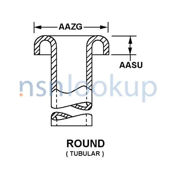 AASK Style C42 for 5320-01-270-7362 1/2 AASK Style C42 for 5320-01-270-7362 1/2