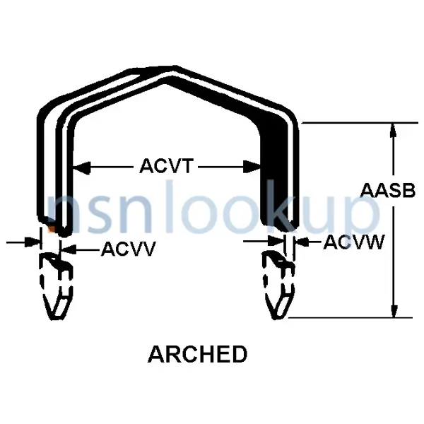 AASK Style 33 for 5315-00-200-9205 1/2 AASK Style 33 for 5315-00-200-9205 1/2