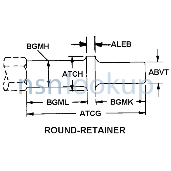 AKZJ Style AB6 for 5130-00-566-0650 1/2