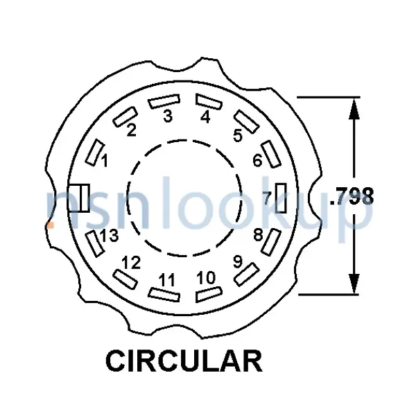 CRPY Style 1301A for 5935-01-665-5324 1/1 CRPY Style 1301A for 5935-01-665-5324 1/1