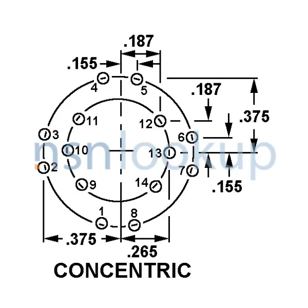 CRPY Style 1412A for 5935-00-958-5699 3/3 CRPY Style 1412A for 5935-00-958-5699 3/3