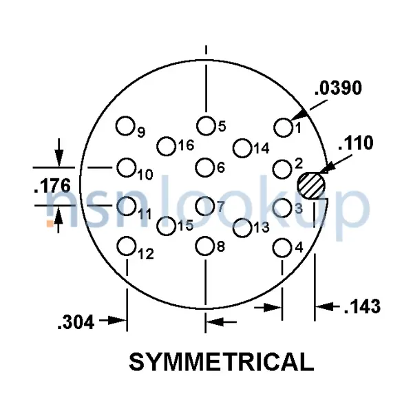 CRPY Style 1607A for 5935-00-366-0085 3/3 CRPY Style 1607A for 5935-00-366-0085 3/3