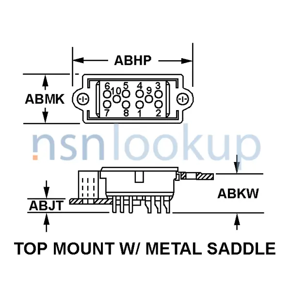 AAQL Style 65B for 5935-00-076-3024 1/3 AAQL Style 65B for 5935-00-076-3024 1/3