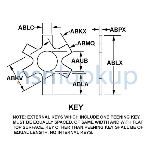STYL Style 158 for 5310-00-724-5688 1/1 STYL Style 158 for 5310-00-724-5688 1/1