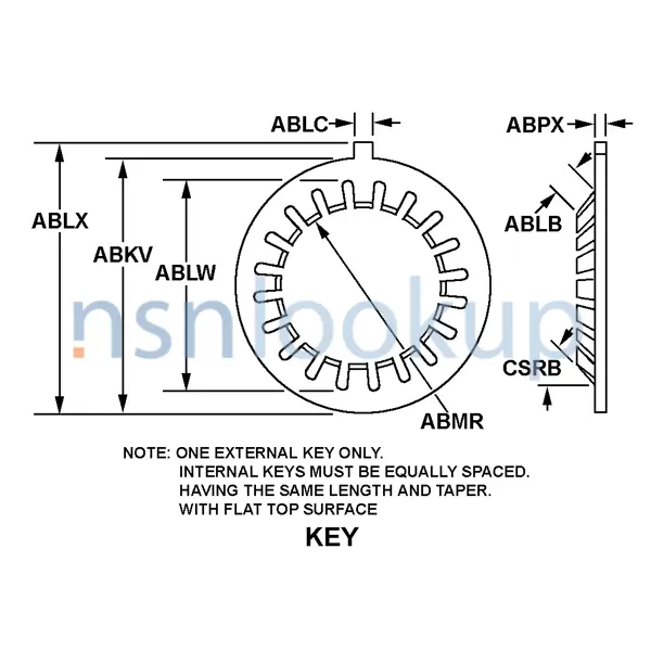 STYL Style 167 for 5310-00-519-6552 1/1