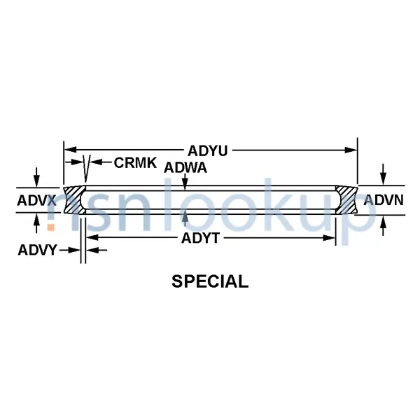AAGR Style D96 for 5330-00-297-6330 1/1