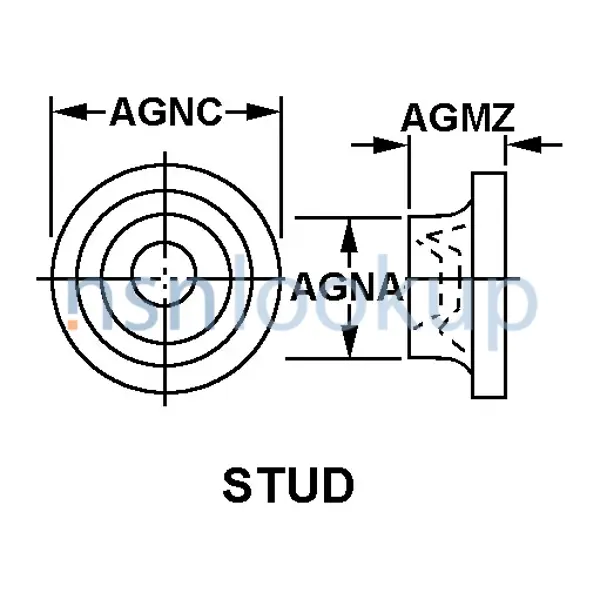 AGMX Style 8 for 5325-00-292-5340 1/4