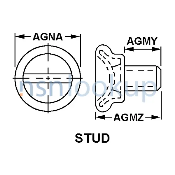 AGMX Style 12 for 5325-00-276-4906 1/1