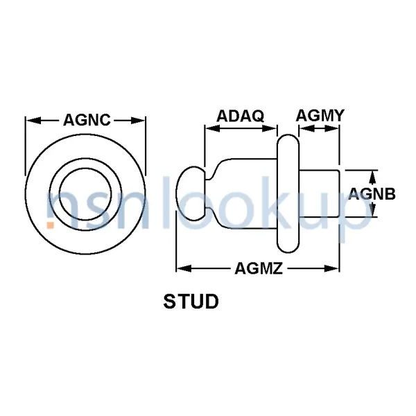 AGMX Style 14 for 5325-00-117-4803 1/1