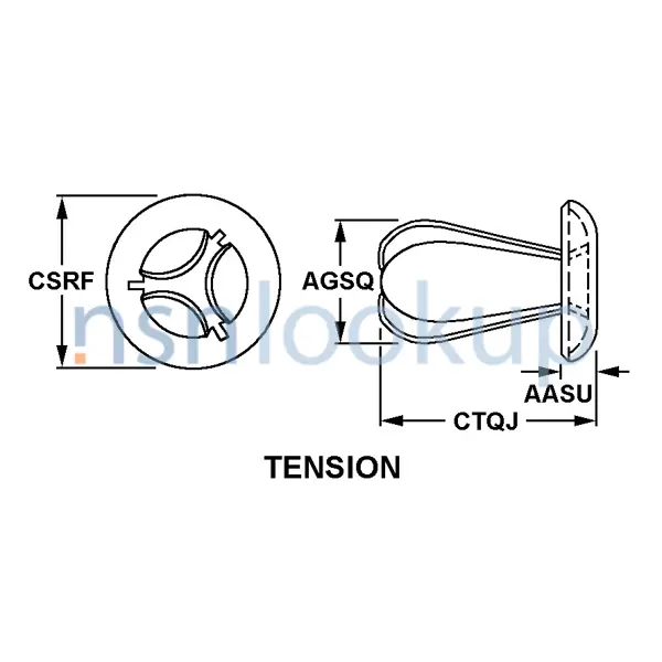 AGSN Style BH8 for 5325-00-917-4765 1/1 AGSN Style BH8 for 5325-00-917-4765 1/1