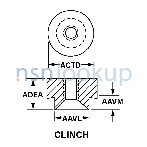 ACTA Style A69 for 5310-01-652-0142 1/1 ACTA Style A69 for 5310-01-652-0142 1/1