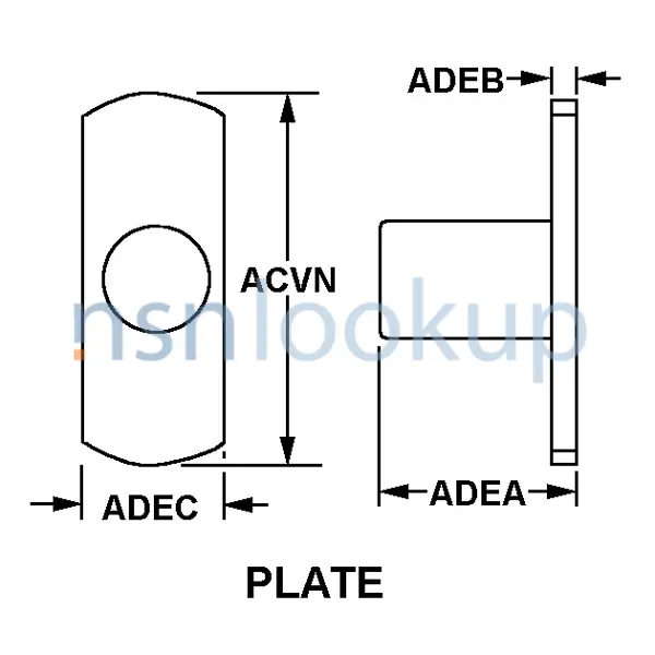 ACTA Style A116 for 5310-00-274-8991 1/2