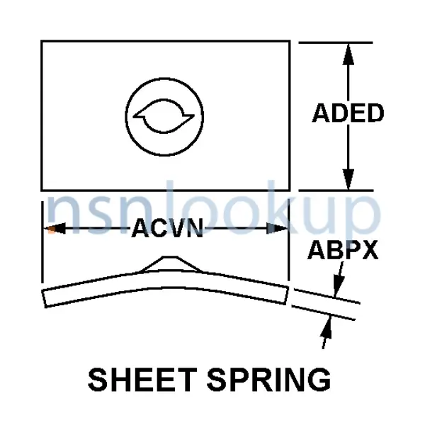 ACTA Style A181 for 5310-00-493-3986 1/1 ACTA Style A181 for 5310-00-493-3986 1/1