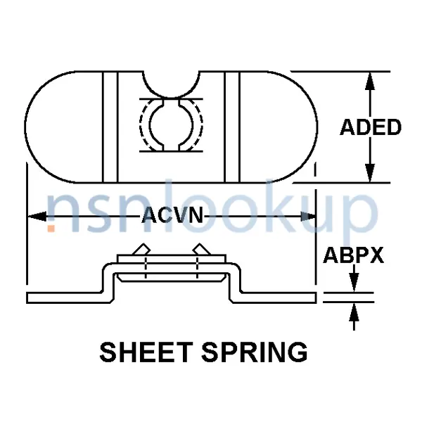 ACTA Style A196 for 5310-00-639-5109 1/1 ACTA Style A196 for 5310-00-639-5109 1/1
