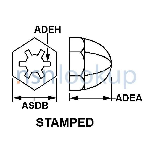 ACTA Style A224 for 5310-00-249-5248 1/1 ACTA Style A224 for 5310-00-249-5248 1/1