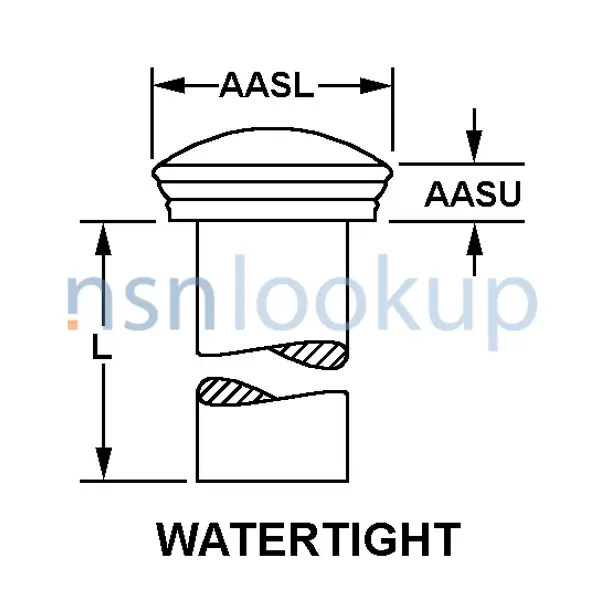AASK Style C58 for 5305-01-122-8823 1/2 AASK Style C58 for 5305-01-122-8823 1/2