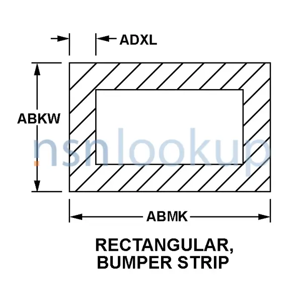 9390-01-219-7329 Nonmetallic Special Shaped Section 012197329