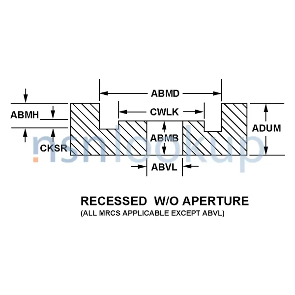 AAGR Style C16B for 3110-00-933-6437 1/3 AAGR Style C16B for 3110-00-933-6437 1/3