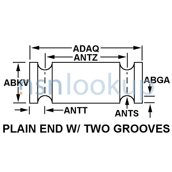 AAQL Style 11A for 2810-00-293-3767 1/2 AAQL Style 11A for 2810-00-293-3767 1/2