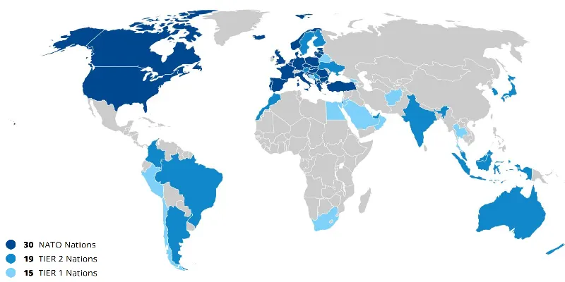 Map of NCS Members, 2021