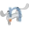 NSN 4510-00-126-2294 001262294 FAUCET,DOUBLE