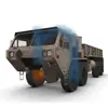 NSN 2320-01-100-7673 011007673 M985 CARGO TRUCK, TACTICAL, 8X8, HEAVY EXPANDED MOBILITY, W/CRANE