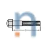 NSN 5306-01-346-0224 BOLT,MACHINE