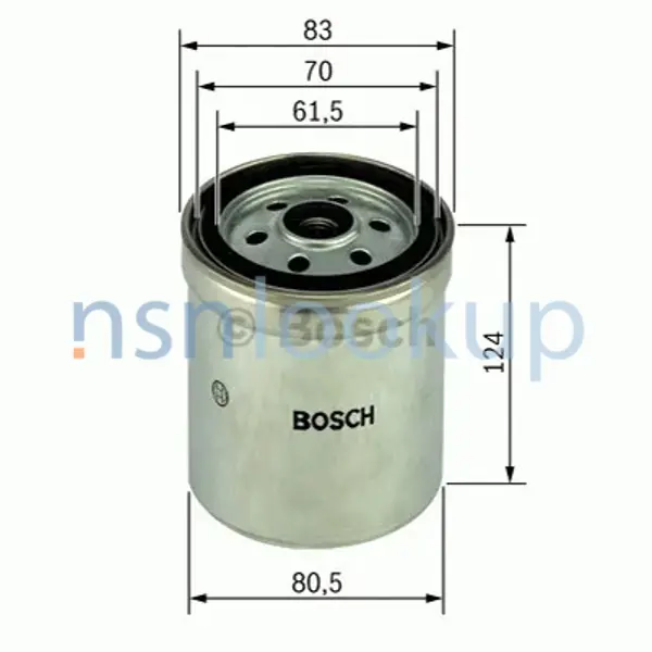 2910-00-238-0033 FILTER ELEMENT,FLUID 2910002380033 002380033 1/2