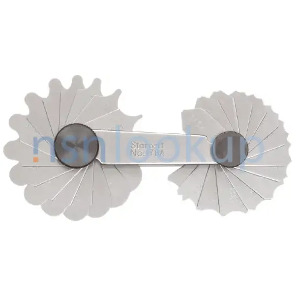5210-00-271-9944 GAGE,FILLET AND RADIUS 5210002719944 002719944 1/1