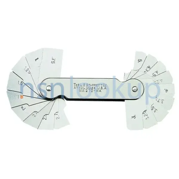 5210-00-273-9867 GAGE,FILLET AND RADIUS 5210002739867 002739867 1/1 5210-00-273-9867 GAGE,FILLET AND RADIUS 5210002739867 002739867 1/1