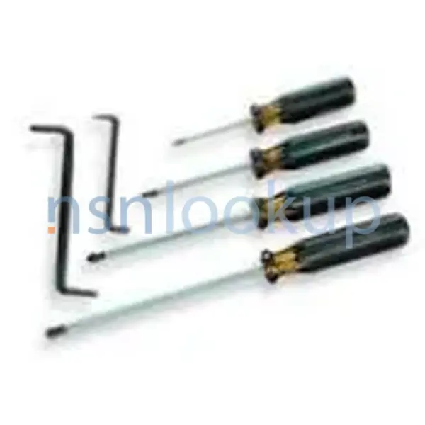 5120-00-580-0334 SCREWDRIVER SET,CROSS TIP,STRAIGHT AND OFFSET 5120005800334 005800334 1/1
