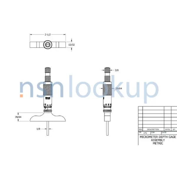 5210-01-162-9477 GAGE,DEPTH,MICROMETER 5210011629477 011629477 1/3