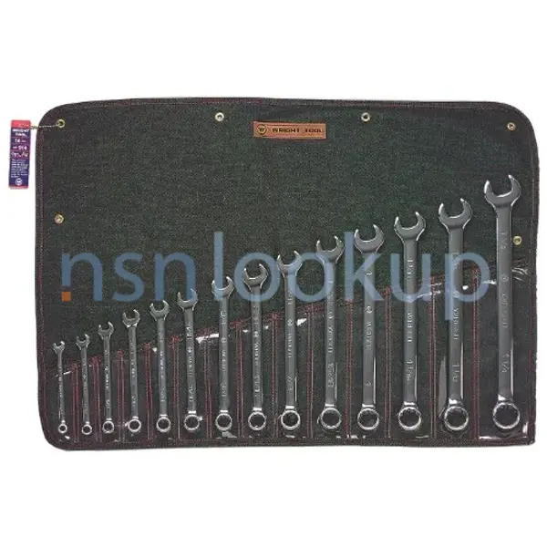 5120-01-425-9168 WRENCH SET,COMBINATION BOX AND OPEN END 5120014259168 014259168 1/1 5120-01-425-9168 WRENCH SET,COMBINATION BOX AND OPEN END 5120014259168 014259168 1/1