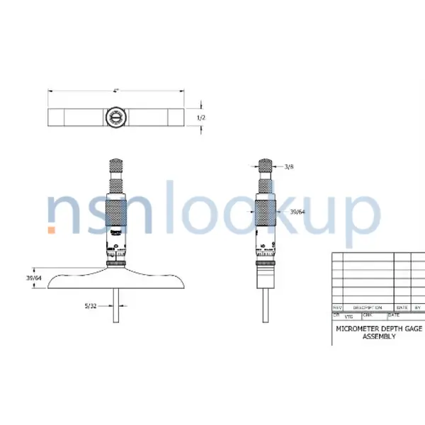 5210-01-430-6048 GAGE,DEPTH,MICROMETER 5210014306048 014306048 1/3