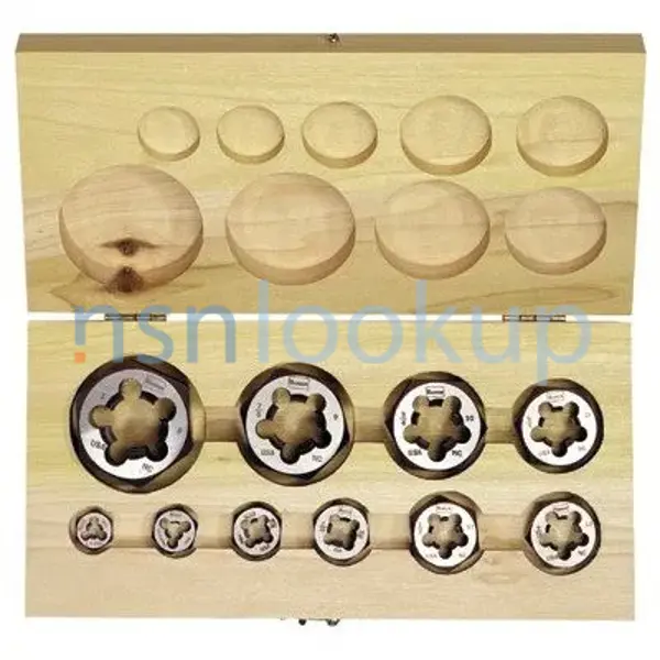 5136-01-431-2045 DIE SET,RETHREADING,SOLID NUT 5136014312045 014312045 1/2 5136-01-431-2045 DIE SET,RETHREADING,SOLID NUT 5136014312045 014312045 1/2