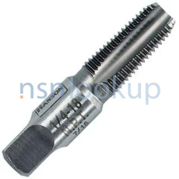 5136-01-431-6008 TAP,THREAD CUTTING 5136014316008 014316008 1/4