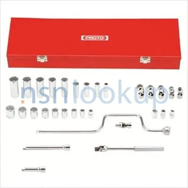 5120-01-478-5589 WRENCH SET,SOCKET 5120014785589 014785589 6/6