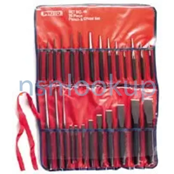 5180-01-499-7582 CHISEL AND PUNCH KIT,METALWORKING 5180014997582 014997582 2/2 5180-01-499-7582 CHISEL AND PUNCH KIT,METALWORKING 5180014997582 014997582 2/2