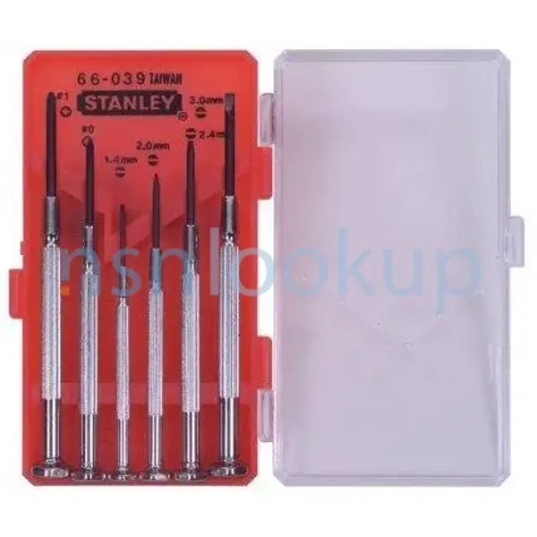 5120-01-584-0837 SCREWDRIVER SET,JEWELER'S,SWIVEL KNOB 5120015840837 015840837 4/6