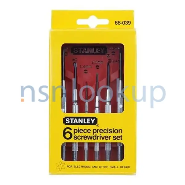 5120-01-584-0837 SCREWDRIVER SET,JEWELER'S,SWIVEL KNOB 5120015840837 015840837 6/6