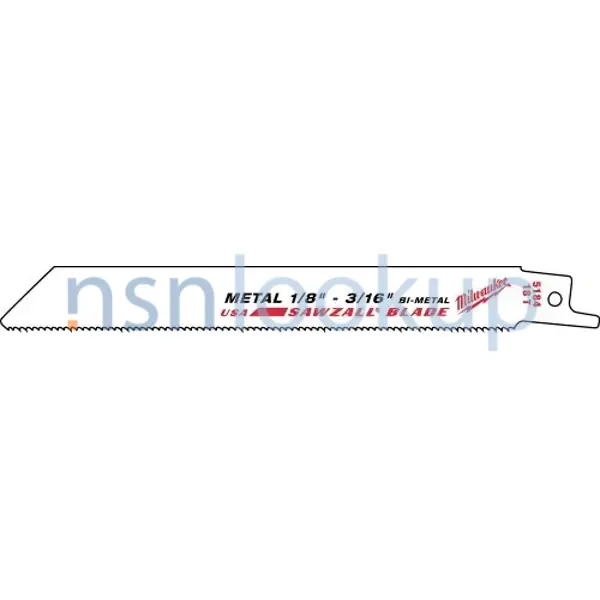 5130-01-589-8370 BLADE,RECIPROCATING SAW 5130015898370 015898370 3/3