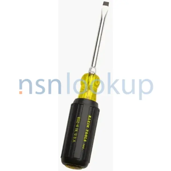 5120-01-601-5190 SCREWDRIVER, FLAT TIP 5120016015190 016015190 3/5 5120-01-601-5190 SCREWDRIVER, FLAT TIP 5120016015190 016015190 3/5